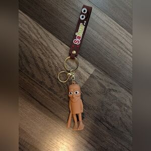 🦋 BrainRot  Tung Tung Tung Sahur Keychain Bag Charm Backpack Key Ring